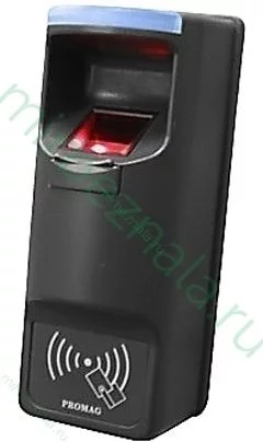 SF620 - автономная система контроля доступа с оптическим сканером отпечатков пальцев и считывателем RFID карт Mifare